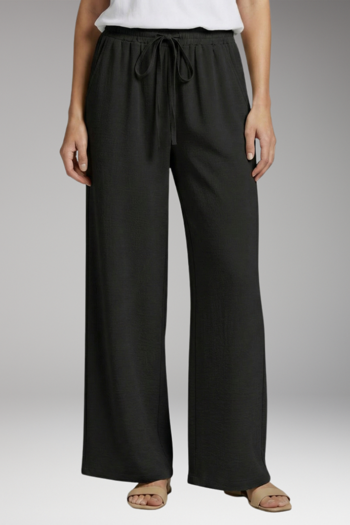 Women's Drawstring Trousers with Side Pockets