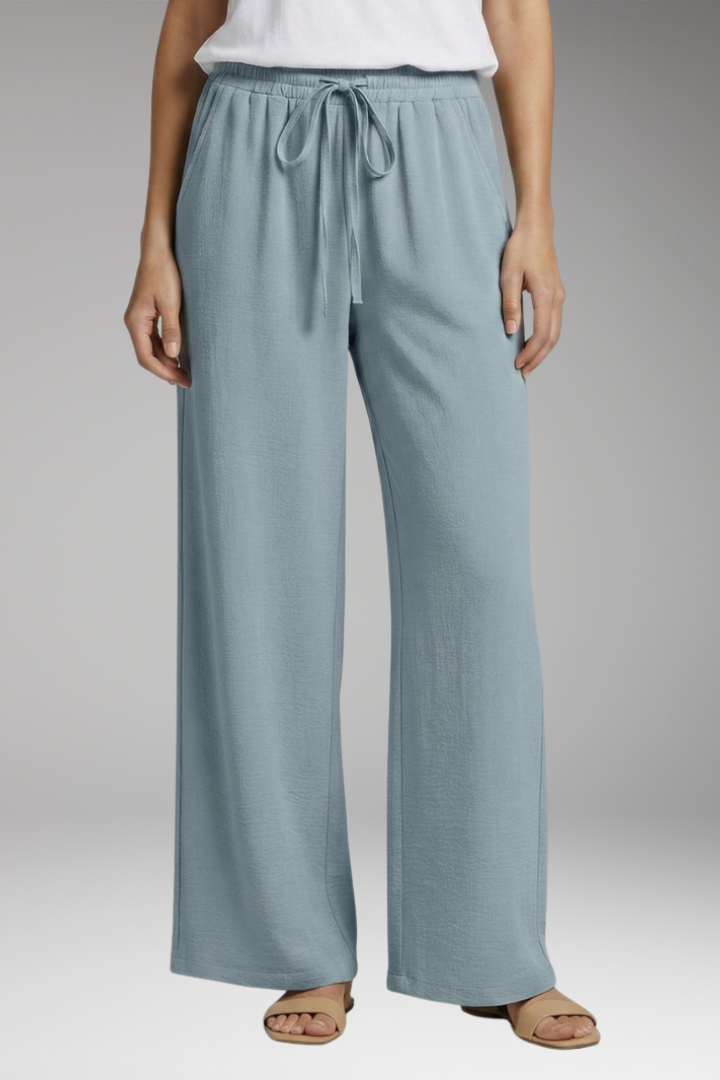 Women's Drawstring Trousers with Side Pockets