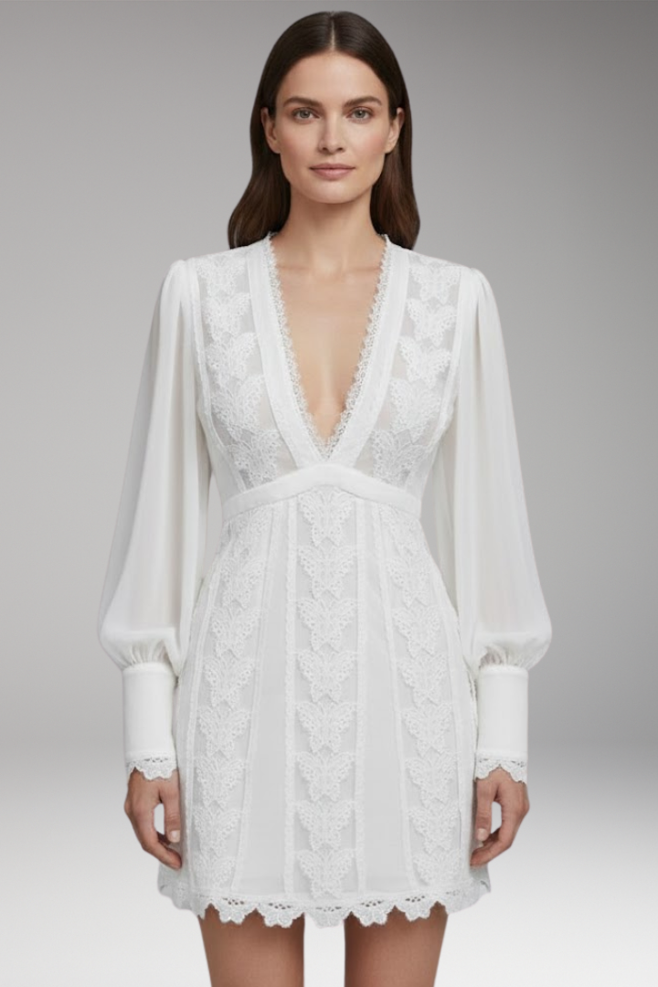 Women's Dress with Detailed Design and Refined Silhouette