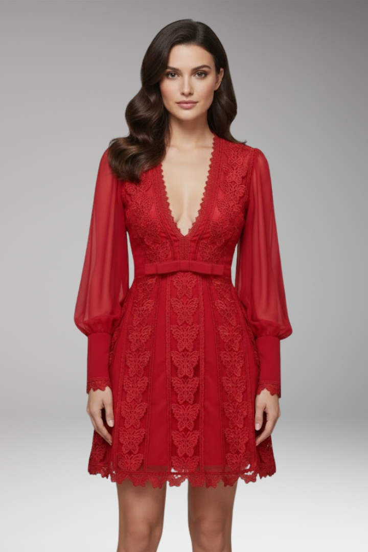 Women's Dress with Detailed Design and Refined Silhouette