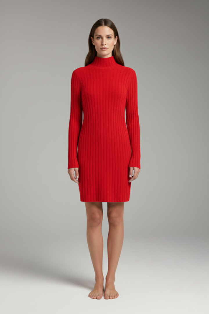 Women's Dress with Figure-Hugging Silhouette and Timeless Design
