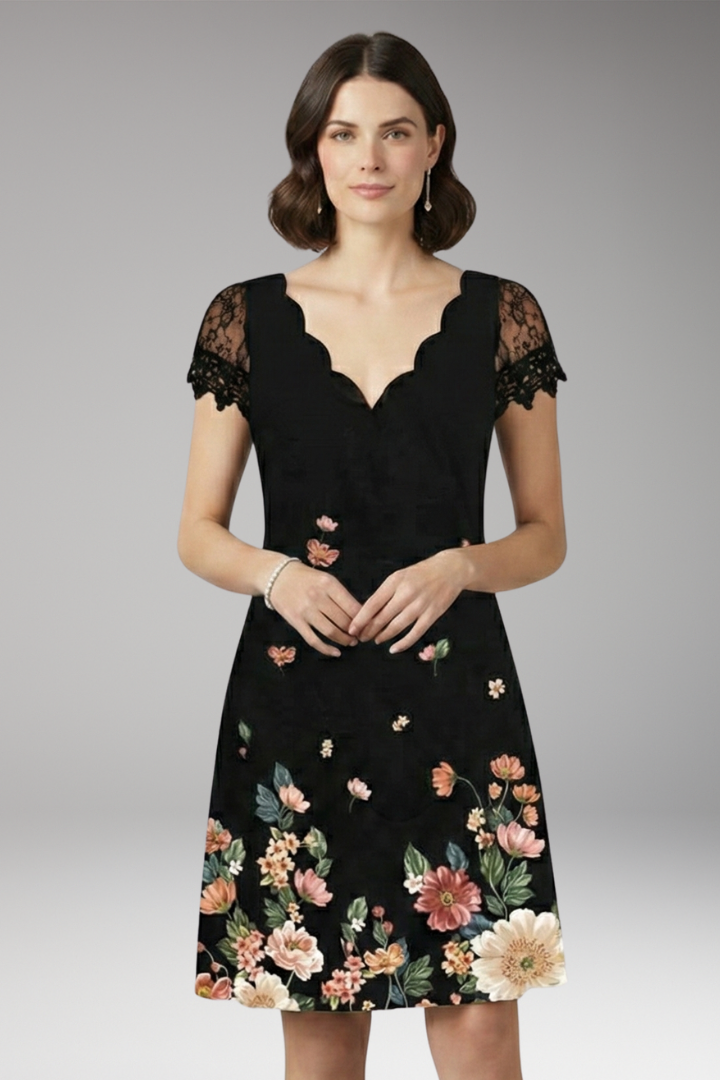 Women's Dress with Intricate Details and Timeless Style