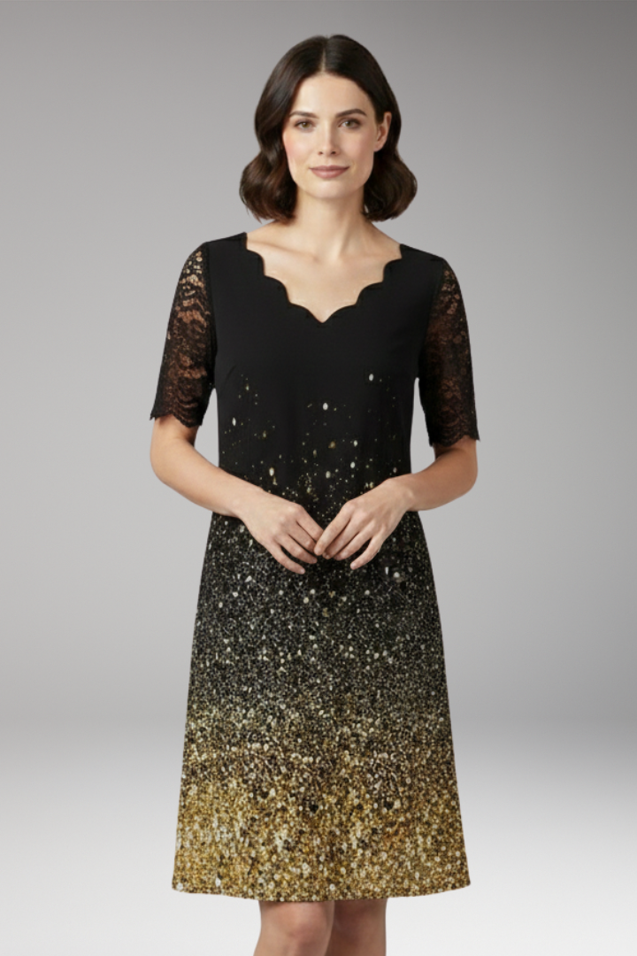 Women's Dress with Intricate Details and Timeless Style