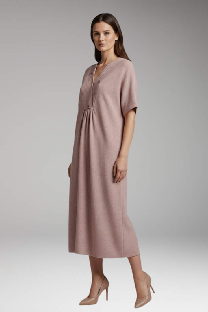 Women's Dress with Knit Design and Versatile Style