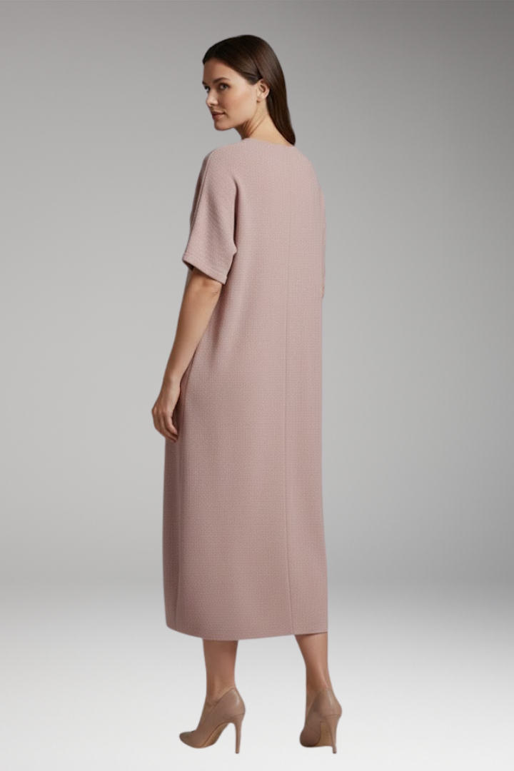 Women's Dress with Knit Design and Versatile Style