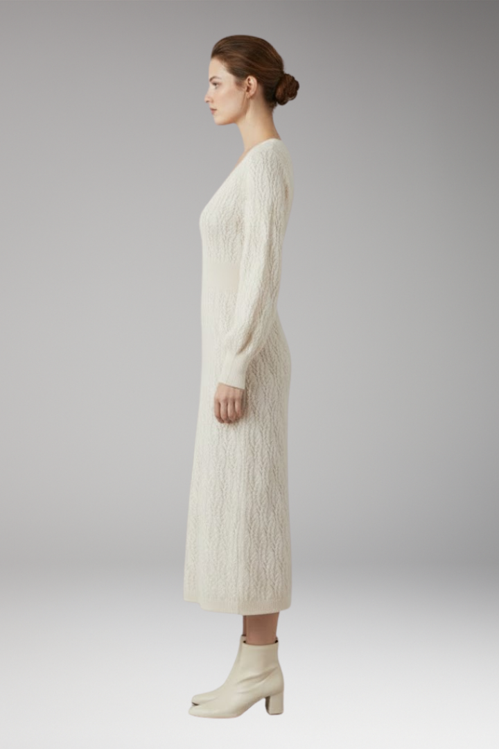 Women's Dress with Knit Design and Versatile Style