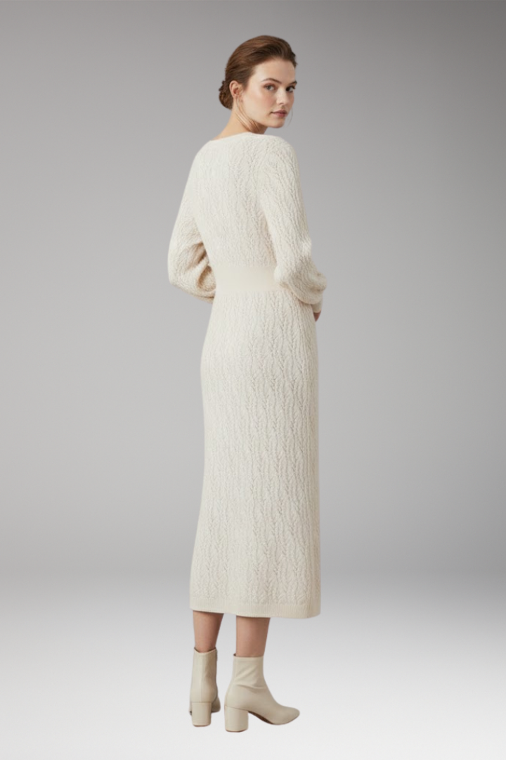 Women's Dress with Knit Design and Versatile Style