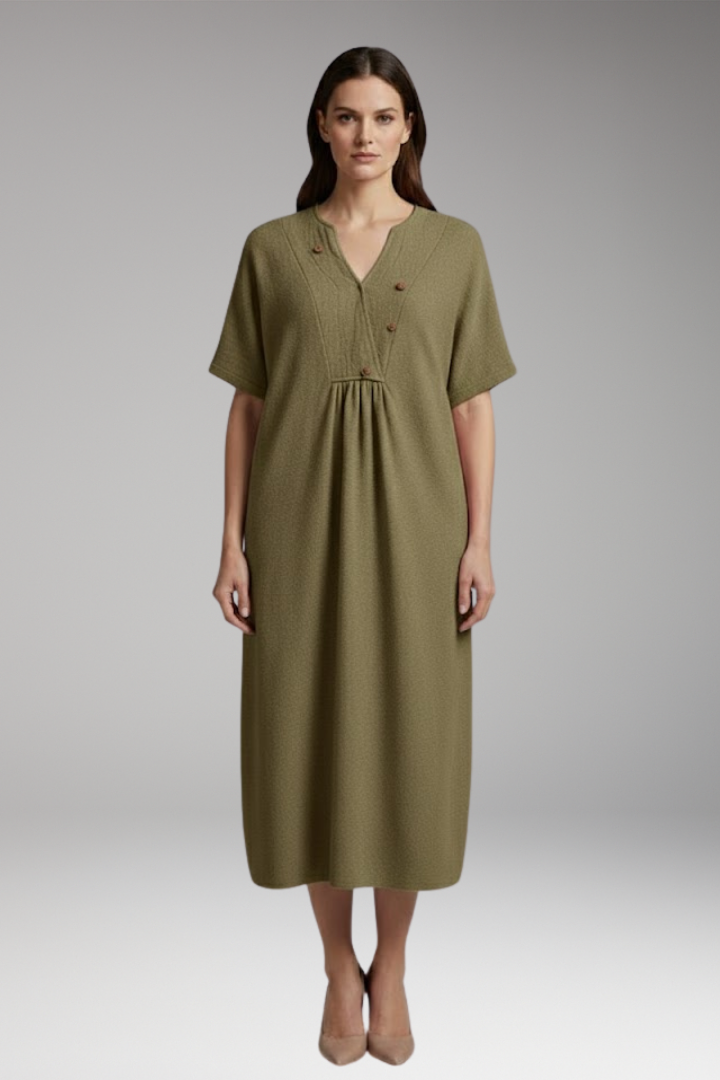 Women's Dress with Knit Design and Versatile Style