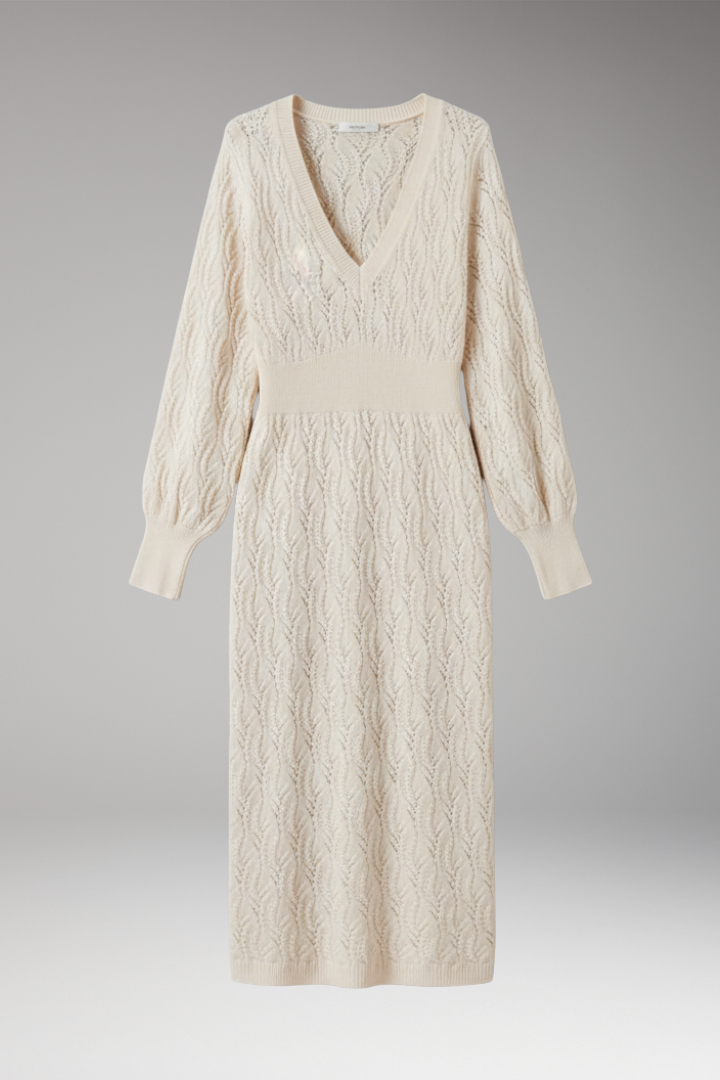 Women's Dress with Knit Design and Versatile Style