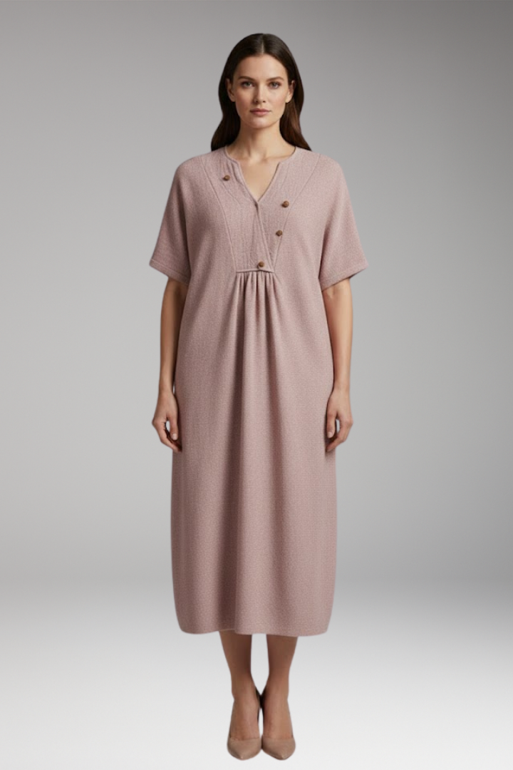 Women's Dress with Knit Design and Versatile Style