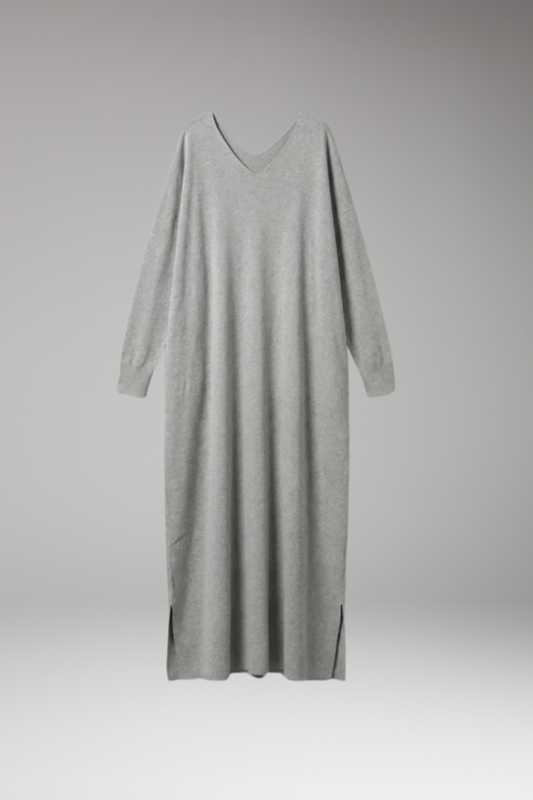 Women's Dress with Relaxed Fit and Woven Surface