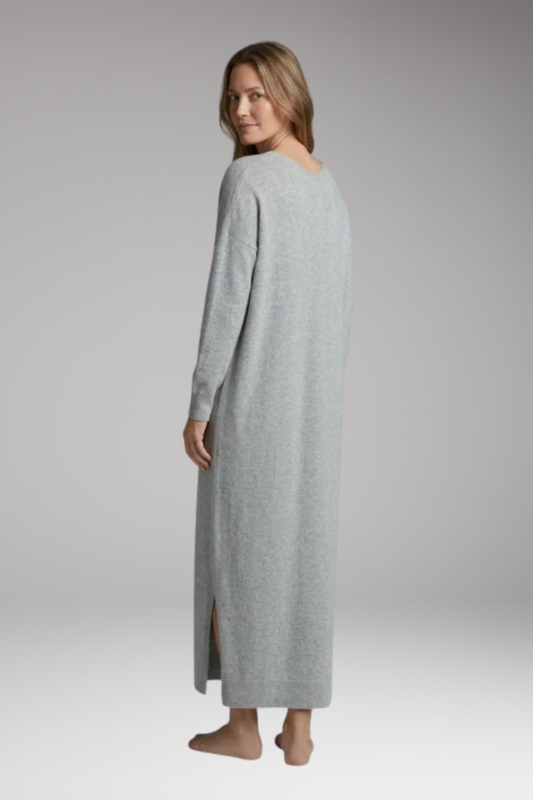 Women's Dress with Relaxed Fit and Woven Surface