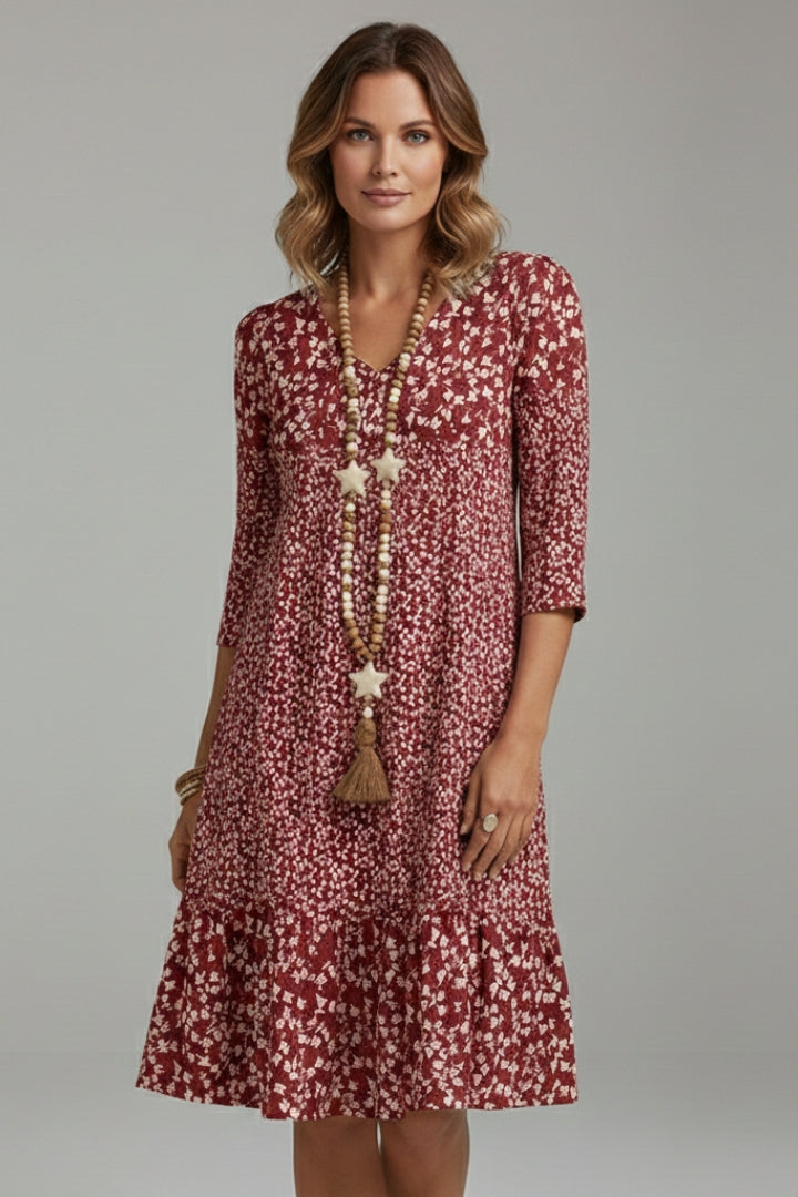 Women's Dress with Sophisticated Cut and Practical Design