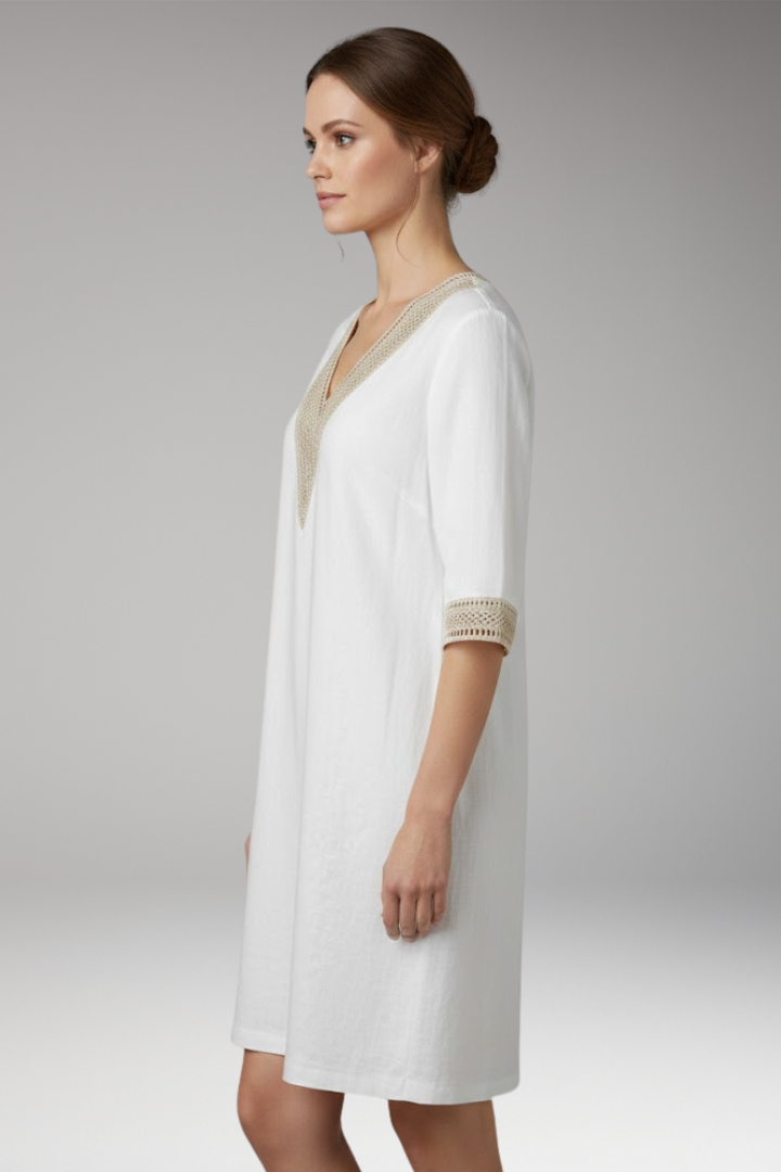 Women's Dress with Timeless Design and Flexible Fit