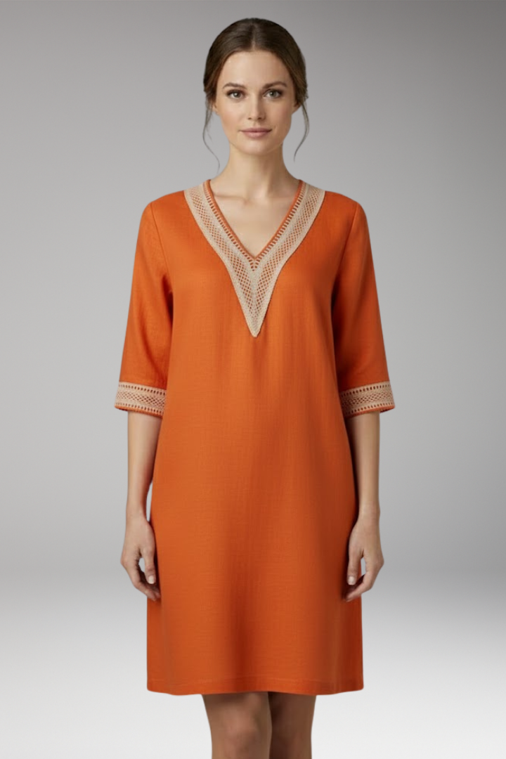 Women's Dress with Timeless Design and Flexible Fit