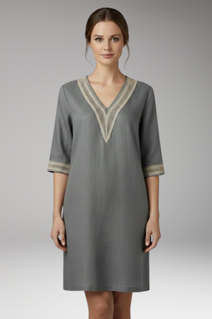 Women's Dress with Timeless Design and Flexible Fit