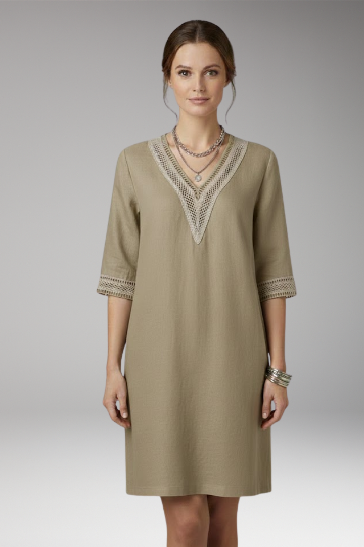 Women's Dress with Timeless Design and Flexible Fit