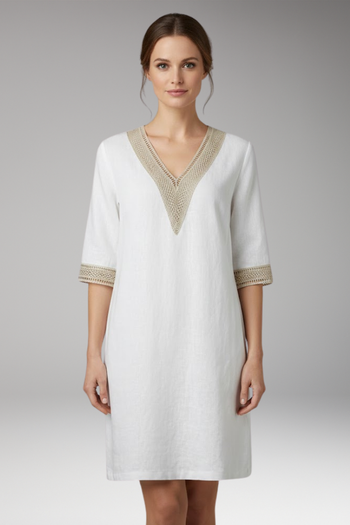 Women's Dress with Timeless Design and Flexible Fit