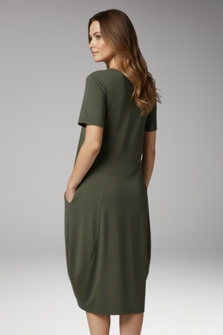 Women's Dress with Tummy Control and Relaxed Fit
