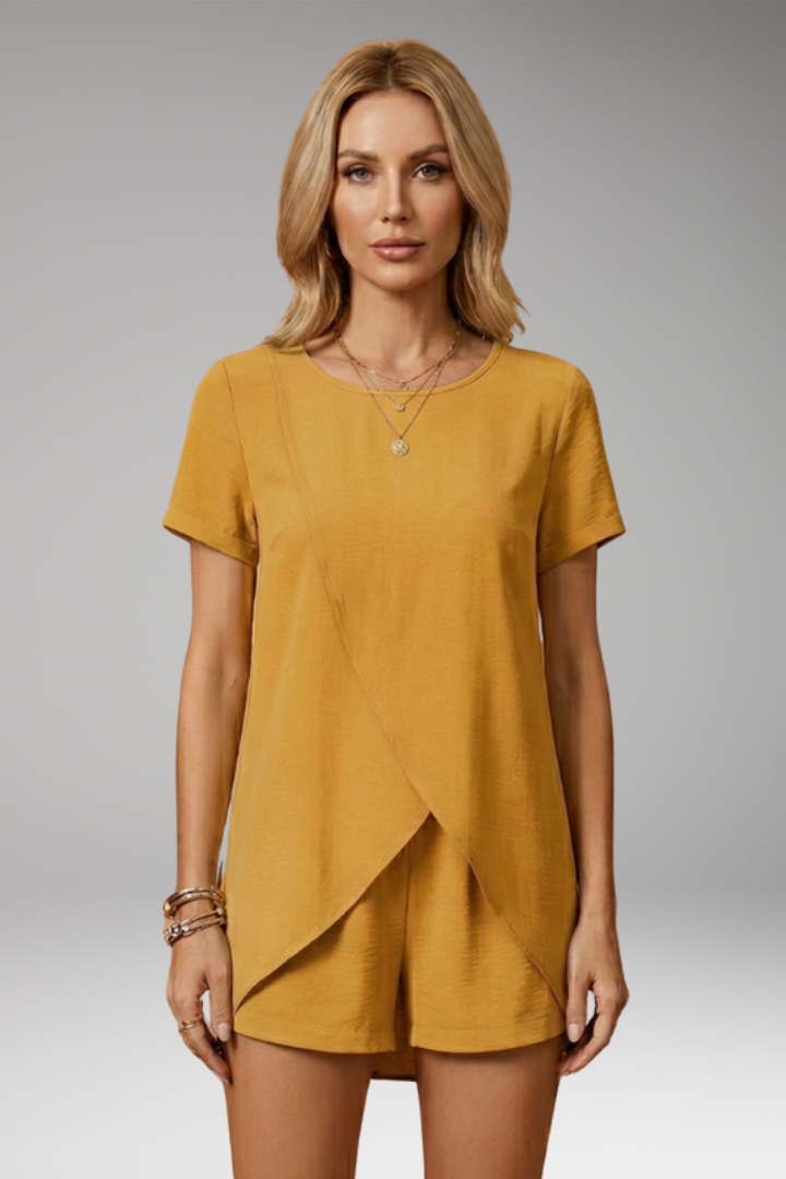 Women's Elegant Summer Co-ord Lounge Set with Relaxed Fit