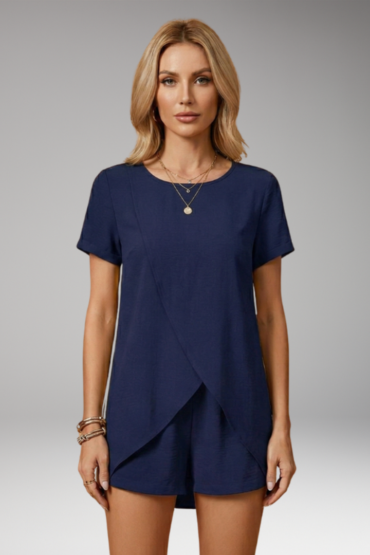Women's Elegant Summer Co-ord Lounge Set with Relaxed Fit