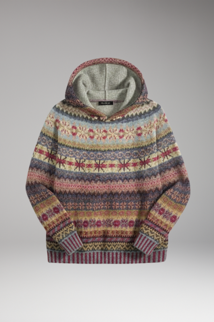Women’s Hoodie with Attached Hood and Long Sleeves