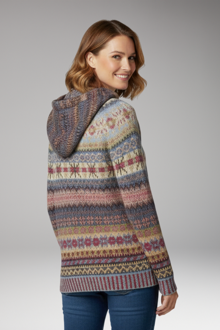 Women’s Hoodie with Attached Hood and Long Sleeves