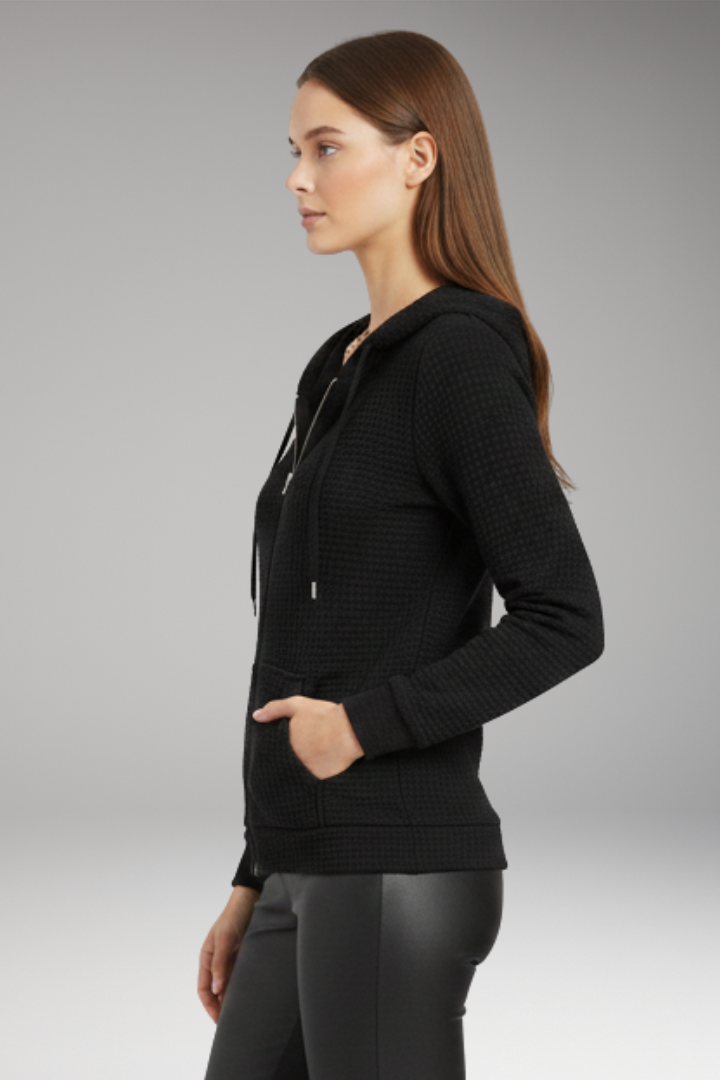 Women’s Hoodie with Zipper and Drawstring Hood