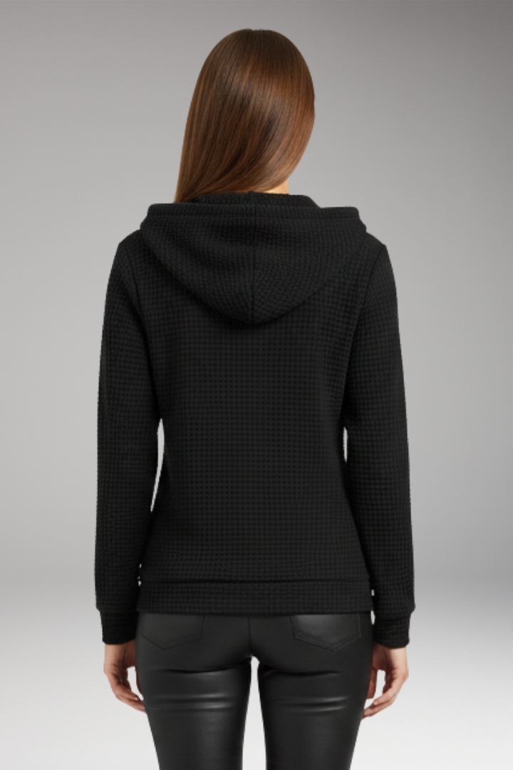 Women’s Hoodie with Zipper and Drawstring Hood