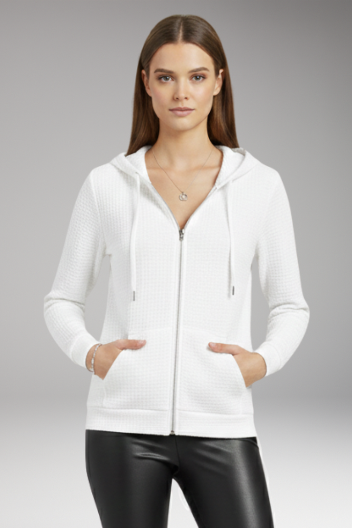 Women’s Hoodie with Zipper and Drawstring Hood