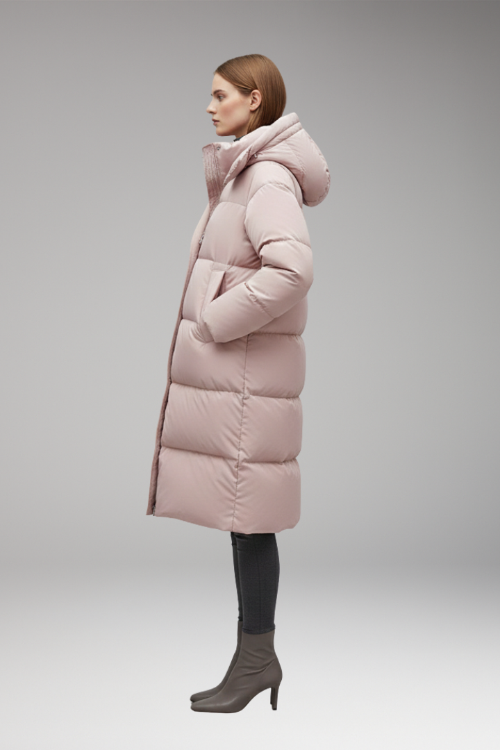 Women’s Jacket with Full Zip and Fixed Hood