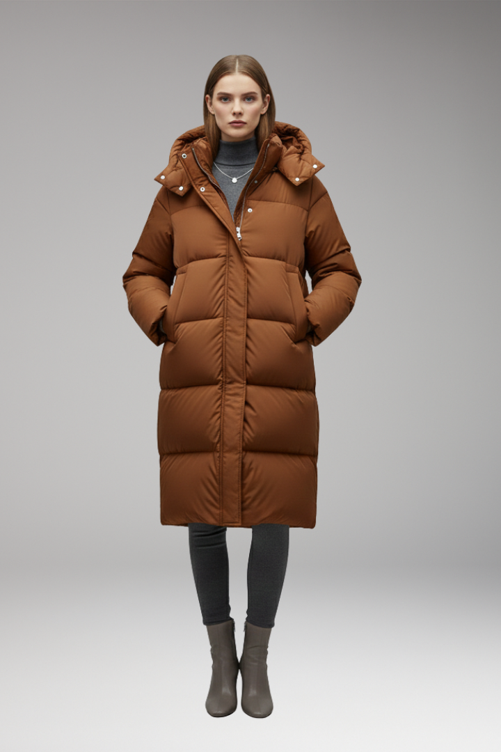 Women’s Jacket with Full Zip and Fixed Hood
