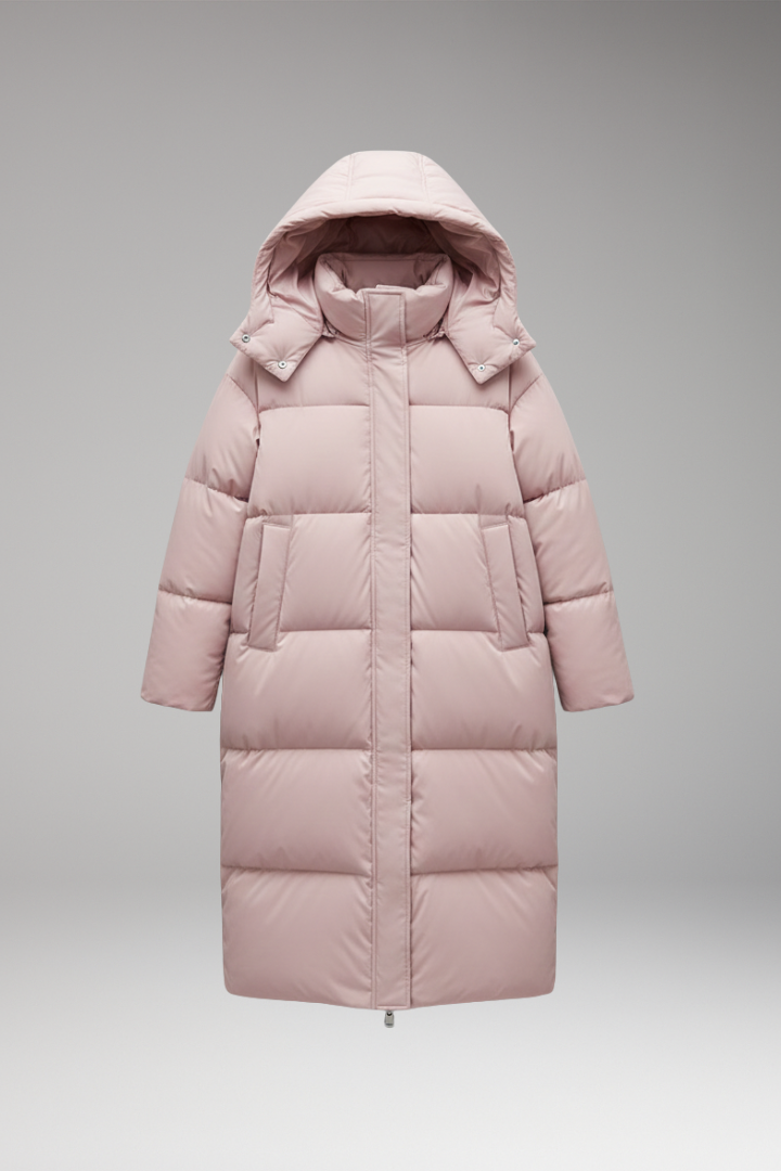 Women’s Jacket with Full Zip and Fixed Hood
