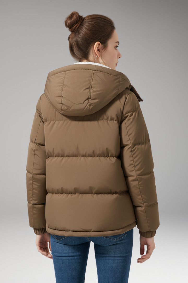 Women’s Jacket with Hood and Fleece Lining