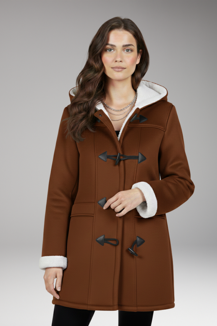 Women’s Jacket with Hood and Toggle Closure