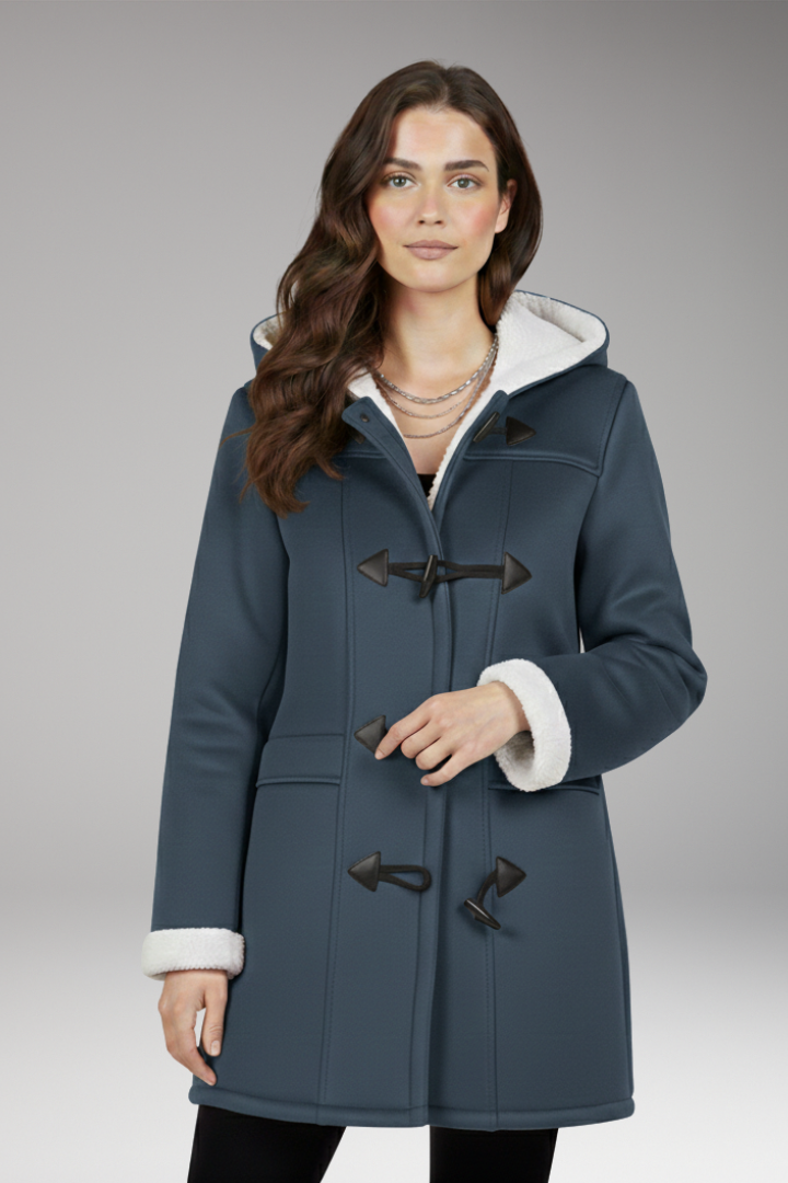 Women’s Jacket with Hood and Toggle Closure