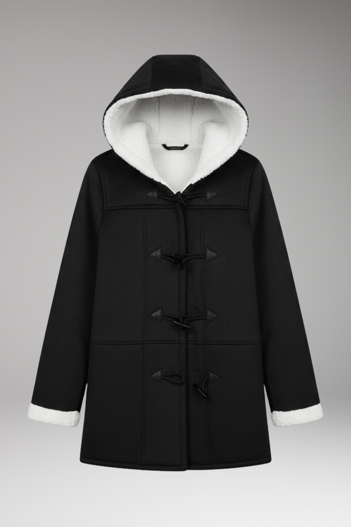 Women’s Jacket with Hood and Toggle Closure