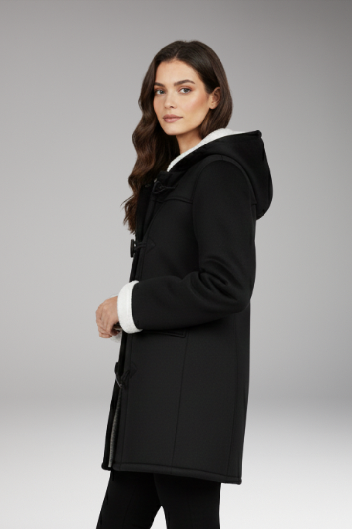 Women’s Jacket with Hood and Toggle Closure