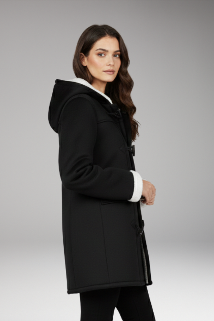 Women’s Jacket with Hood and Toggle Closure