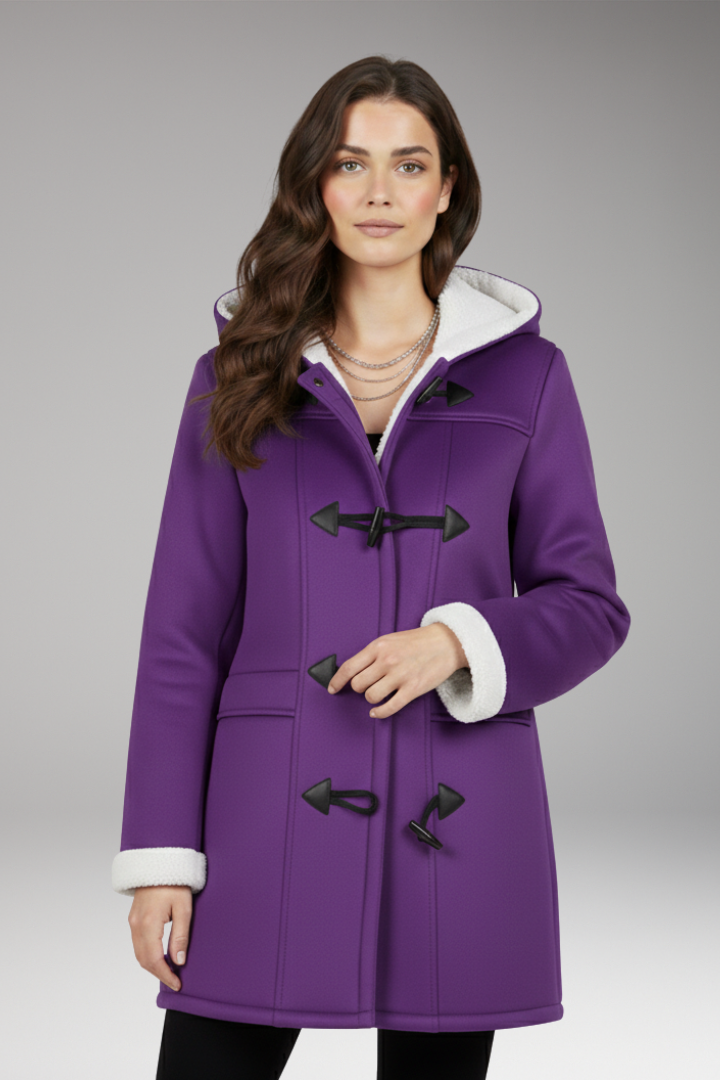 Women’s Jacket with Hood and Toggle Closure