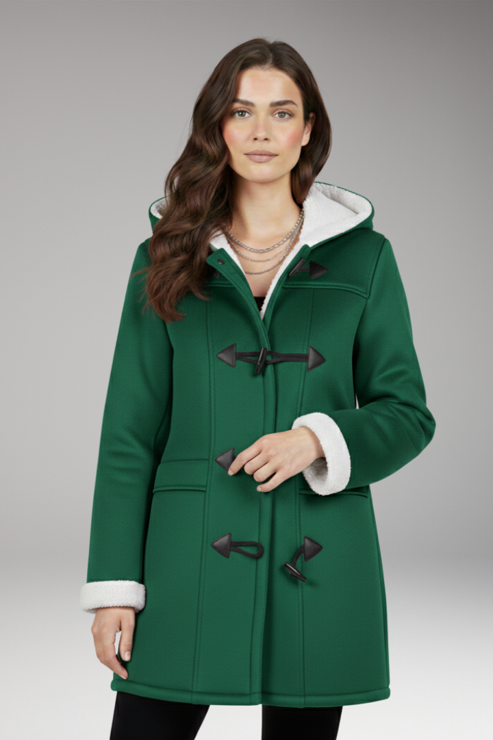Women’s Jacket with Hood and Toggle Closure