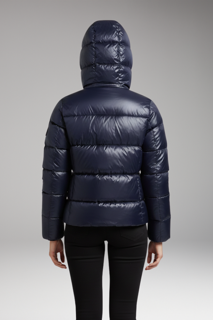 Women’s Jacket with Hood and Zip Closure