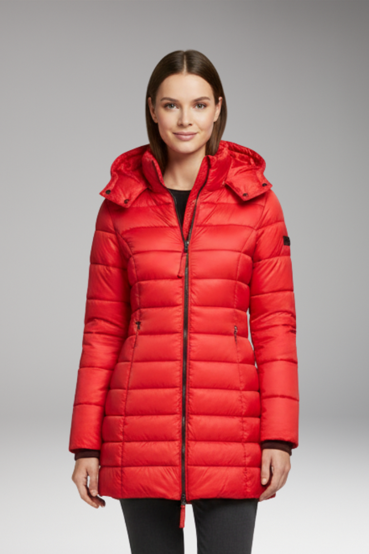 Women’s Jacket with Hood and Zip Closure