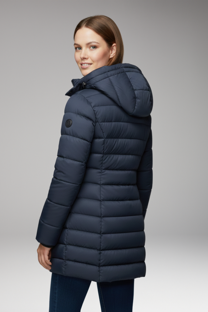 Women’s Jacket with Hood and Zip Closure