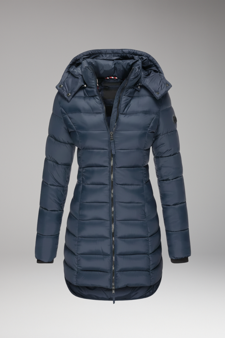 Women’s Jacket with Hood and Zip Closure