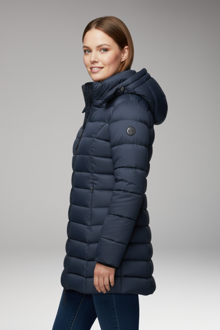 Women’s Jacket with Hood and Zip Closure