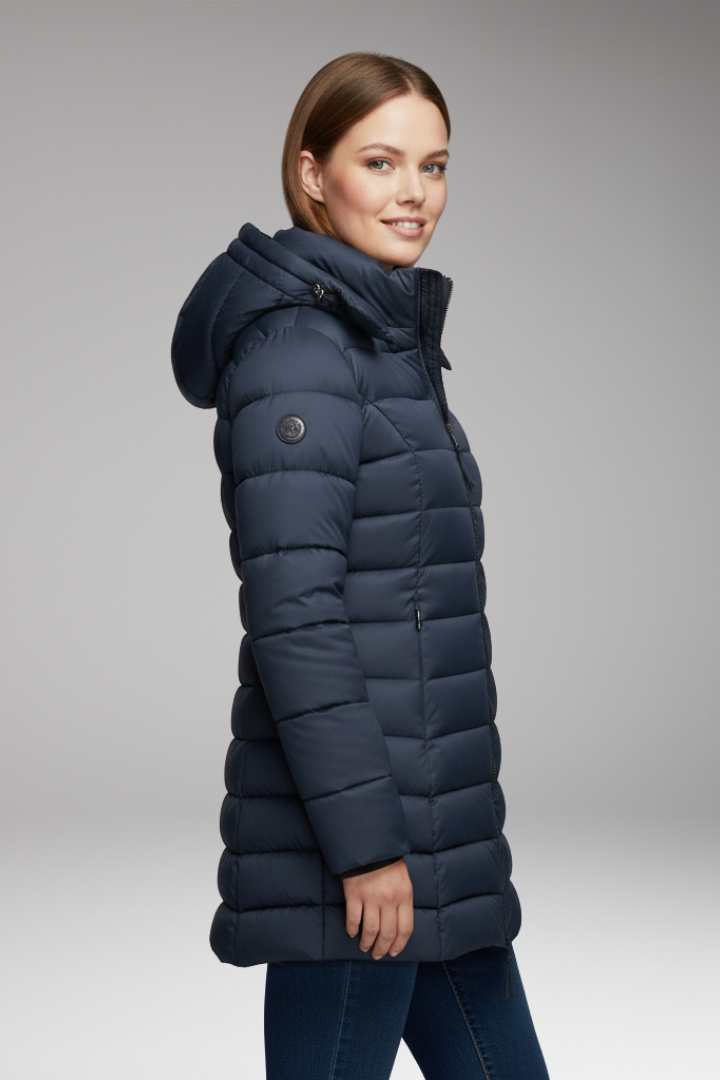Women’s Jacket with Hood and Zip Closure