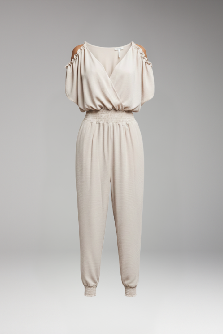 Women's Jumpsuit with Open Shoulders