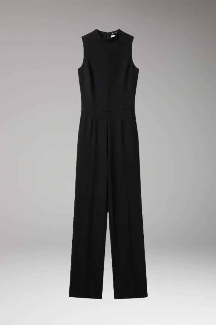 Women's Jumpsuit with Sleeveless Top and Wide Legs