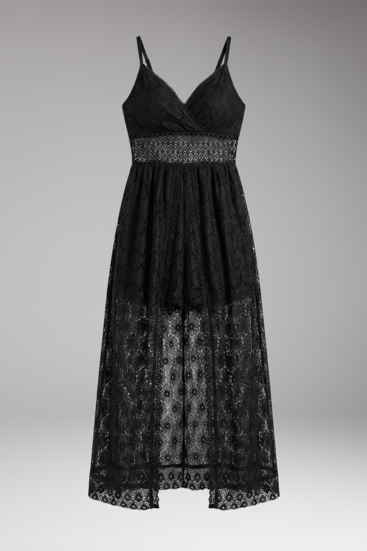 Women's Lace Jumpsuit with Elegant Design and Tailored Fit